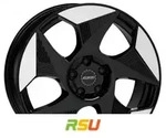 Alutec Solar diamant-schwarz frontpoliert 8x19 ET36 - LK5/112 ML57.1 Alufelge...