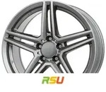 Rial M10 metal-grey 8.5x19 ET35.5 - LK5/112 ML66.5 Alufelge grau