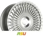Keskin KT X1 Exclusive silver front polish 8.5x19 ET40 - LK5/108 ML72.6 Alufelge