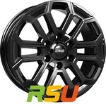 CMS C35 complete black gloss 7.5x17 ET55 - LK6/139.7 ML93.1 Alufelge schwarz