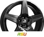 CMS C34 complete black gloss 7.5x18 ET49 - LK5/108 ML65.1 Alufelge schwarz