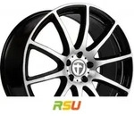 Tomason TN1 Flow black polished 8x20 ET45 - LK5/112 ML66.6 Alufelge schwarz