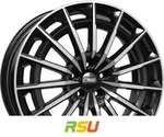 CMS C38 diamond black gloss 8x19 ET45 - LK5/112 ML66.5 Alufelge schwarz
