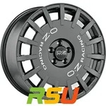 OZ Rally Racing dark graphite 8x18 ET35 - LK5/114.3 ML75 Alufelge grau