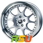 RH Alurad MK Dynamik silber horn hochglanz poliert 9x18 ET66 - LK5/112 ML158 Alufelge