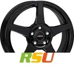 Autec Typ VL - Valea schwarz 7.5x19 ET45 - LK5/112 ML70 Alufelge schwarz