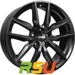 CMS C28 complete black gloss 8x20 ET43 - LK5/108 ML63.4 Alufelge schwarz