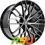 Etabeta Medusa-K black shiny full polished 10x20 ET35 - LK5/120 ML64.1 Alufelge