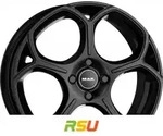 Mak Monza gloss black 7x18 ET35 - LK4/108 ML65.1 Alufelge schwarz