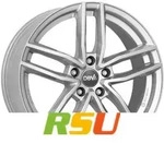 DBV Andorra TR silver 7x17 ET46 - LK5/112 ML57.1 Alufelge silber