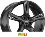 Ronal R62 Chrome jetblack 8x19 ET45 - LK5/108 ML76 Alufelge schwarz