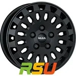 Mak Overland matt black 6.5x16 ET50 - LK6/130 ML84.1 Alufelge schwarz
