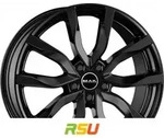 Mak Highlands gloss black 8x19 ET38 - LK5/105 ML56.6 Alufelge schwarz