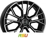 Mak Stilo black mirror 8.5x20 ET38 - LK5/112 ML57.1 Alufelge schwarz