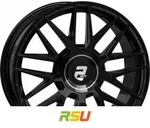 2DRV WH43 schwarz gl&auml;nzend lackiert 8.5x19 ET48 - LK5/112 ML66.6 Alufelge...