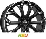 CMS C37 part diamond matt black 8.5x20 ET45 - LK5/108 ML67.2 Alufelge schwarz
