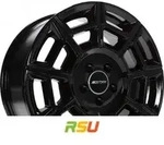 GMP Pervan black glossy 8x20 ET48 - LK6/120 ML74.6 Alufelge schwarz