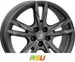 itWheels Gina matt titanium 8x18 ET45 - LK5/108 ML65.1 Alufelge grau