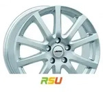 Autec Typ S - Skandic brillantsilber 6.5x16 ET32 - LK5/114.3 ML70 Alufelge...