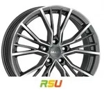 Mak Union gun metallic mirror 7.5x17 ET30 - LK5/112 ML66.45 Alufelge grau