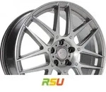 Momo Competizione titan silver matt polish 8x18 ET35 - LK5/112 ML79.6 Alufelge silber