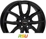 Autec Typ VN - Vidron schwarz 7x17 ET42 - LK5/108 ML65.1 Alufelge schwarz