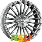 Antera A103 silver ice 9.5x20 ET45 - LK5/114.3 ML64.1 Alufelge silber