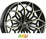 Antera A105 piano black champagne 8.5x20 ET30 - LK5/114.3 ML75 Alufelge schwarz