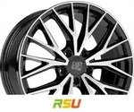 MSW MSW 44 gloss black full polished 9x20 ET50 - LK5/130 ML71.56 Alufelge schwarz