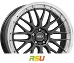 Dotz Bilbao gunmetal/polished lip 8x19 ET45 - LK5/108 ML70.1 Alufelge grau