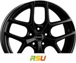 Borbet Y black matt 8x18 ET48 - LK5/112 ML66.6 Alufelge schwarz