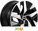 Oxxo Pulse EV black / polished 8.5x19 ET40 - LK5/112 ML57.1 Alufelge schwarz