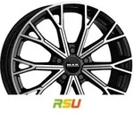 Mak Asphalt black mirror 7.5x18 ET35 - LK5/114.3 ML76 Alufelge schwarz