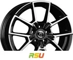 Diewe Neve black diamond 7.5x19 ET40 - LK5/120 ML64.1 Alufelge schwarz