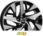 Oxxo Pulse Pro black / polished 7.5x19 ET50.5 - LK5/108 ML63.4 Alufelge schwarz