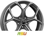 GMP Ultrivity X anthracite matt diamond 9x21 ET28 - LK5/130 ML66.5 Alufelge grau