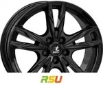 itWheels Gina gloss black 8x18 ET45 - LK5/108 ML65.1 Alufelge schwarz