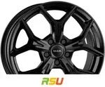 Mak Epica gloss black 7x17 ET50 - LK5/114.3 ML67.1 Alufelge schwarz