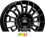 Mak Nomad gloss black 8.5x20 ET20 - LK6/139.7 ML78.1 Alufelge schwarz