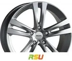 Mak Zenith matt titan 6.5x15 ET30 - LK4/98 ML58.1 Alufelge grau