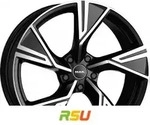 Mak Stark black mirror 8.5x21 ET18 - LK5/112 ML66.45 Alufelge schwarz