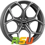 GMP Ultrivity X anthracite matt diamond 10x21 ET35 - LK5/130 ML66.5 Alufelge...