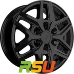 Keskin KT C1-6L Camper black painted 6.5x16 ET60 - LK6/130 ML84.1 Alufelge...