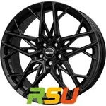 Brock B44 satin-black matt-lackiert 8x18 ET34 - LK5/120 ML72.6 Alufelge schwarz