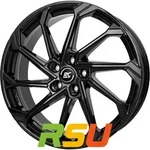 RC-Design RC36 schwarz lackiert 7x17 ET35 - LK4/98 ML58.1 Alufelge schwarz