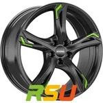 Ronal R62 Green jetblack 8.5x20 ET30 - LK5/112 ML76 Alufelge schwarz