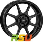 Axxion X2 schwarz gl&auml;nzend lackiert 7x17 ET37 - LK5/100 ML63.4 Alufelge schwarz