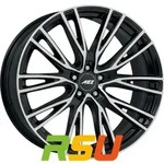 AEZ Seattle black/polished 9x22 ET26 - LK5/112 ML66.6 Alufelge schwarz