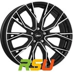 AEZ Toronto black/polished 8.5x19 ET26 - LK5/112 ML66.6 Alufelge schwarz