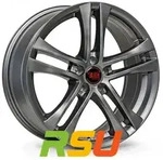 TEC Speedwheels AS4 gun-metal 7.5x17 ET35 - LK5/120 ML72.6 Alufelge grau
